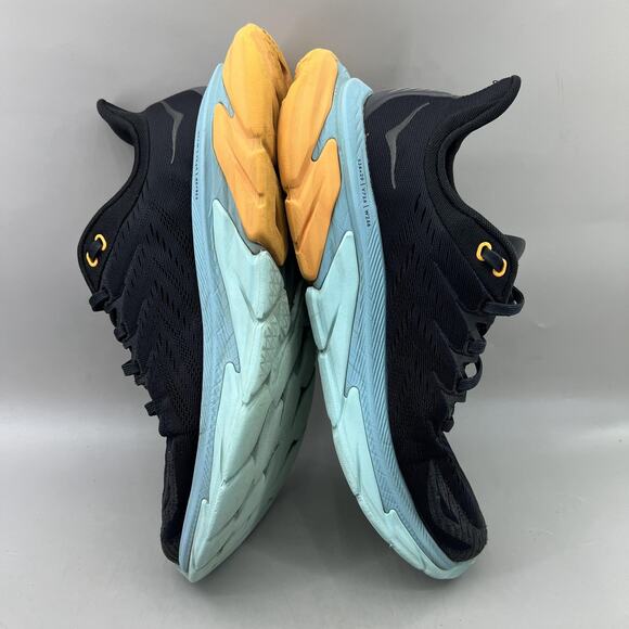Hoka One One Clifton Edge Running Shoes Men Size 9 Black Blue Comfort Sneakers main image 6